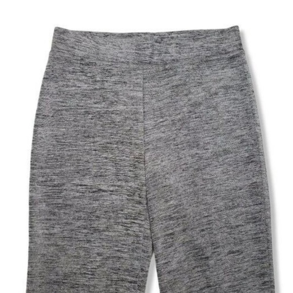 Joseph Ribkoff Split Hem Pants Womens 10 Heather Gray Elastic Waist Pull On - Picture 3 of 8